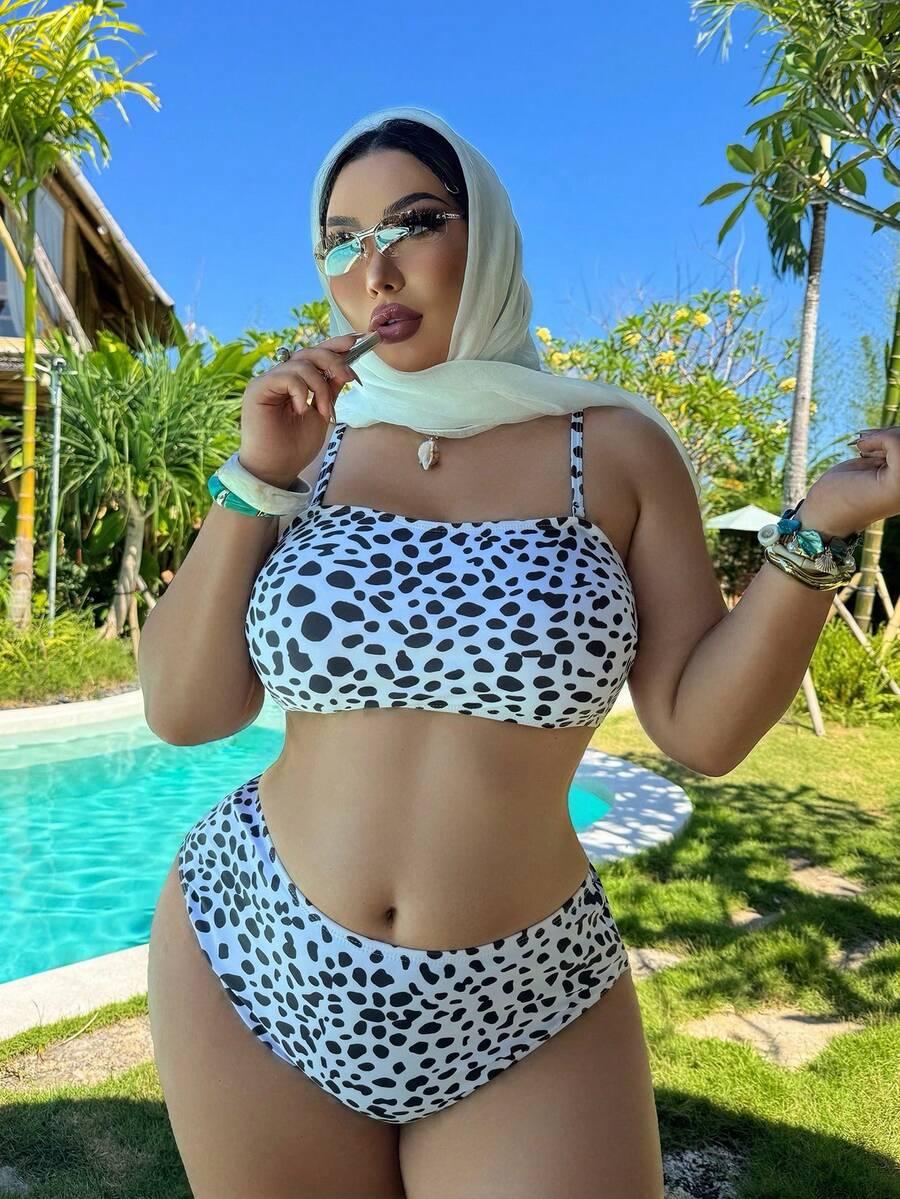 DÓŁ OD BIKINI animal print