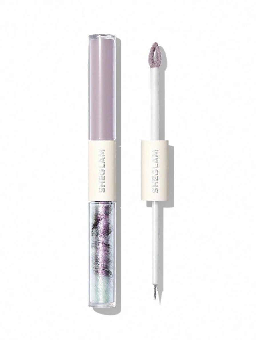 brokatowy eyeliner lavender