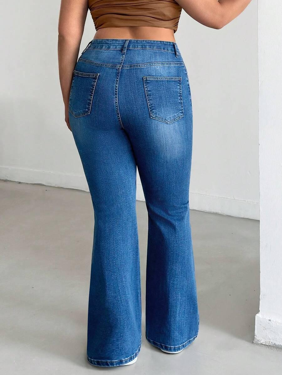NIEBIESKIE SPODNIE JEANS