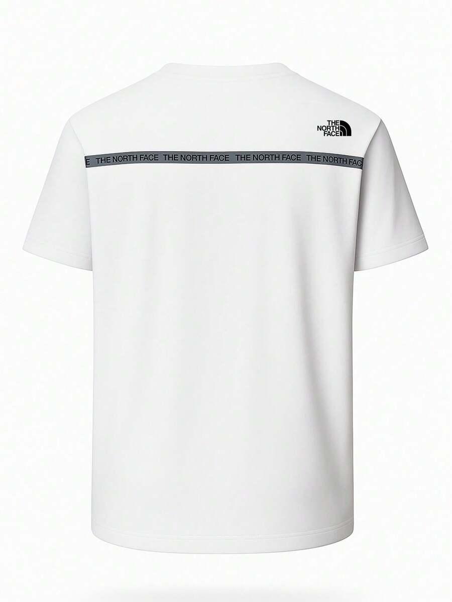 biały t-shirt nadruk