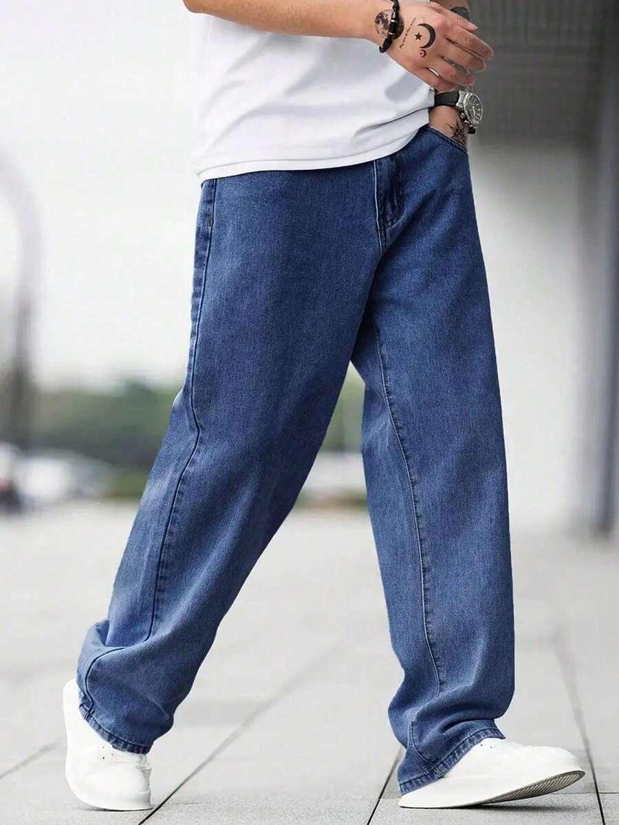 NIEBIESKIE SPODNIE JEANS
