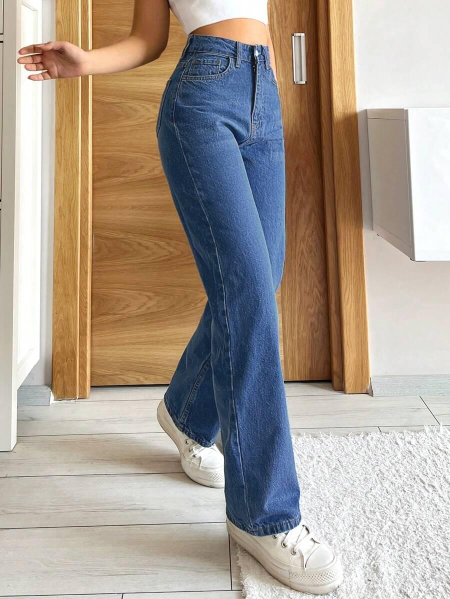 SPODNIE JEANS WYSOKI STAN 