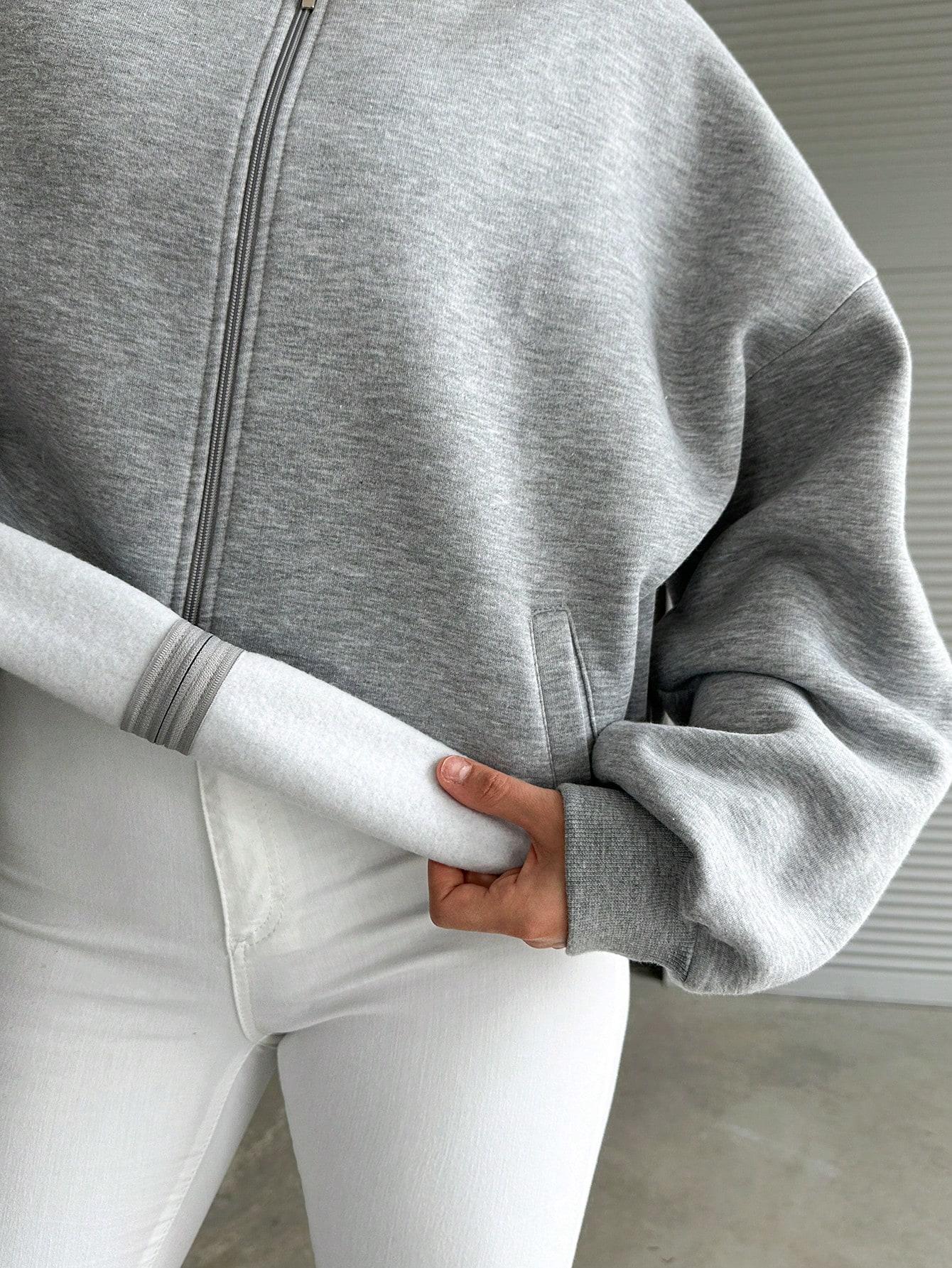 BLUZA ROZPINANA BEZ KAPTURA