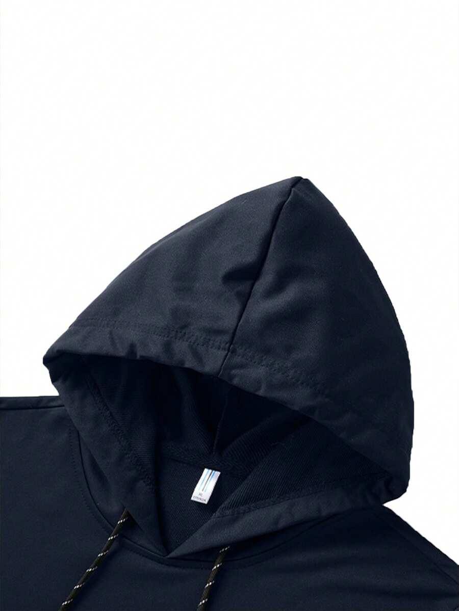 GRANATOWA BLUZA KAPTUR
