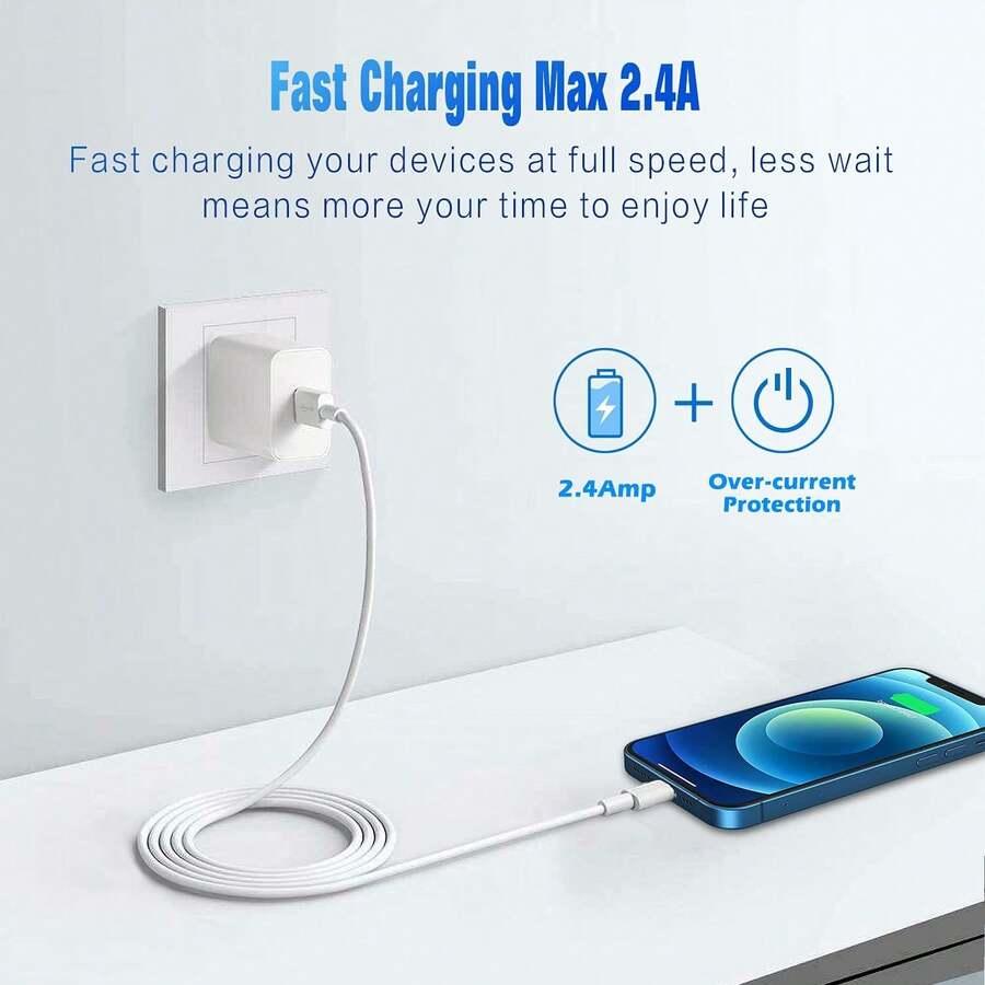 BIAŁY KABEL DO ŁADOWANIA USB 1M