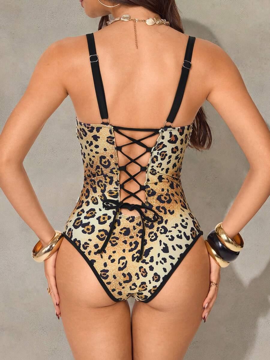 JEDNOCZĘŚCIOWY STRÓJ KĄPIELOWY animal print