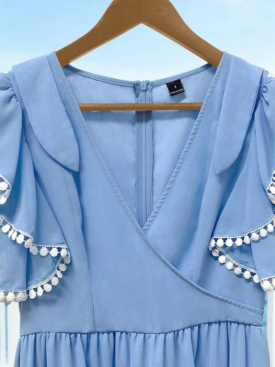 maxi sukienka v-neck