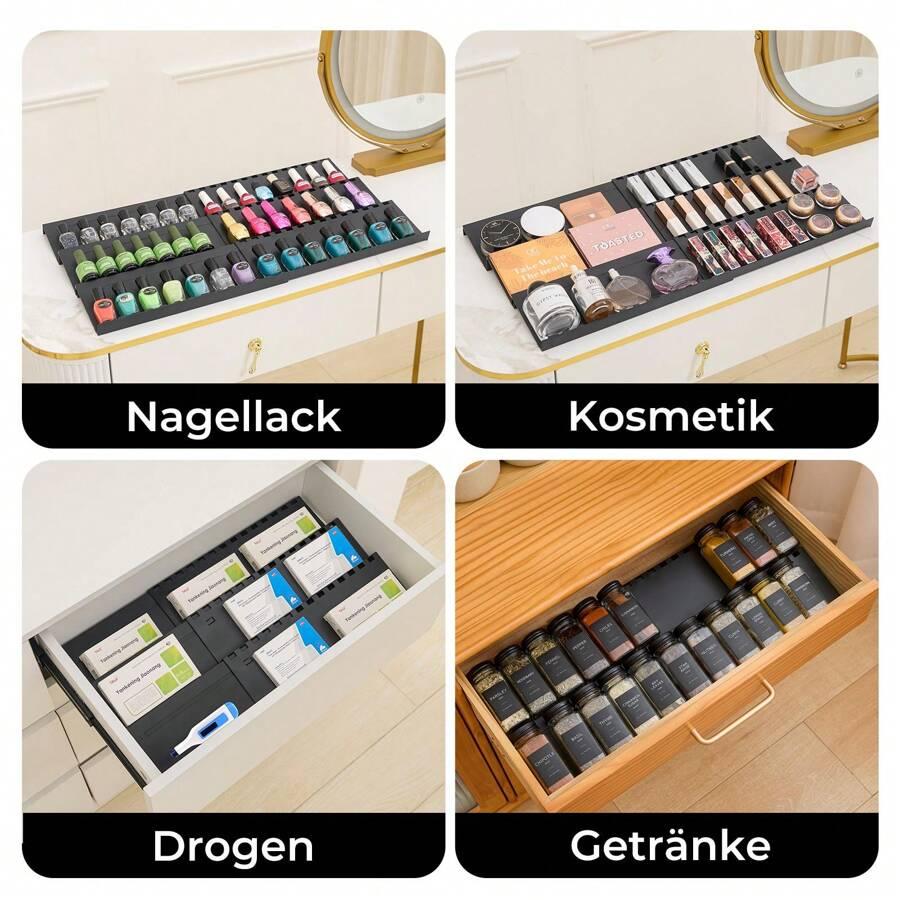 CZARNY ORGANIZER KUCHENNY 