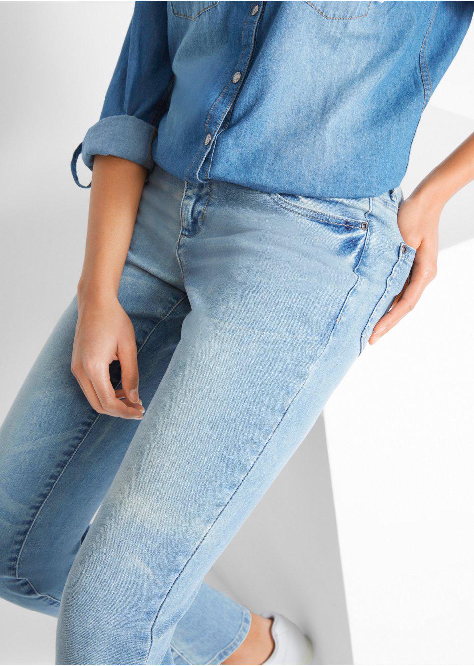 PROSTE SPODNIE JEANS KIESZENIE CASUAL