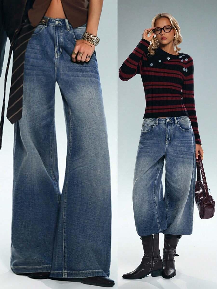 NIEBIESKIE SPODNIE JEANS