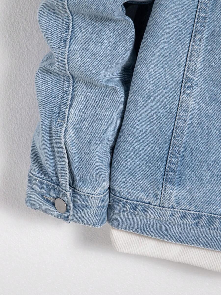 NIEBIESKA KURTKA JEANS 