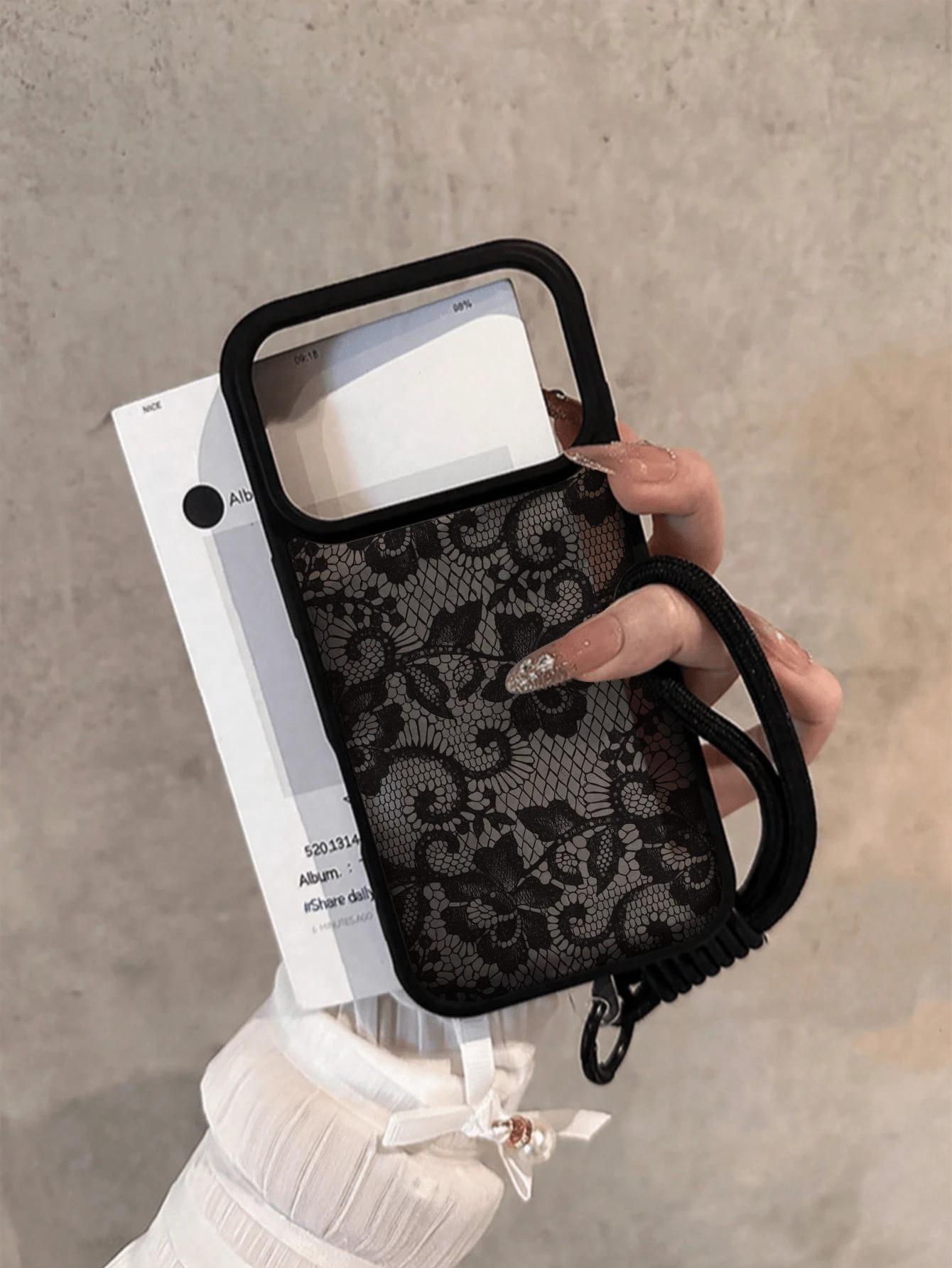 czarne etui na telefon iphone 16 pro