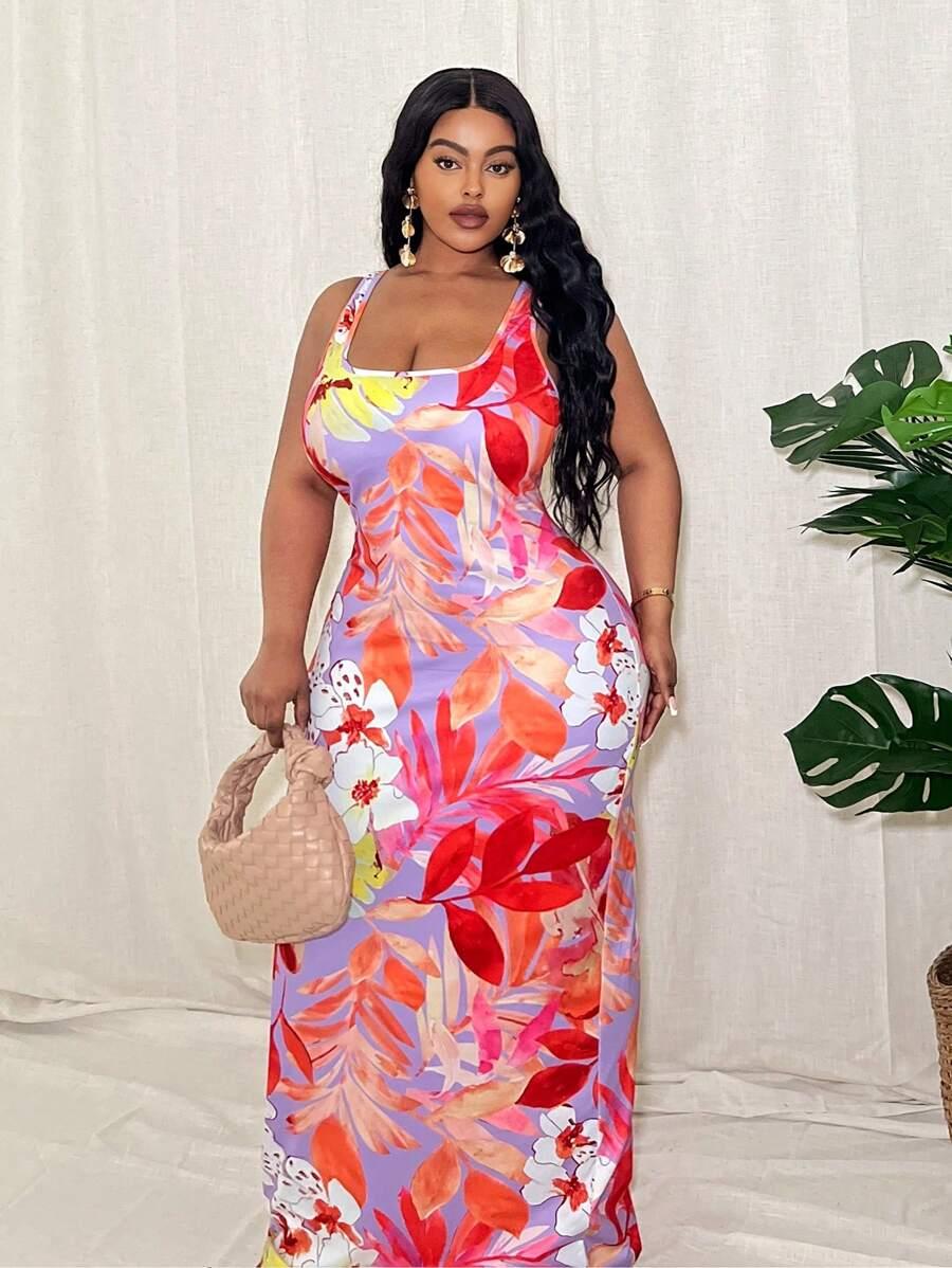 maxi sukienka print