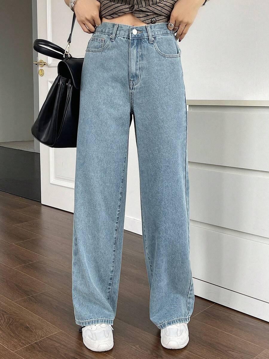 NIEBIESKIE SPODNIE JEANS