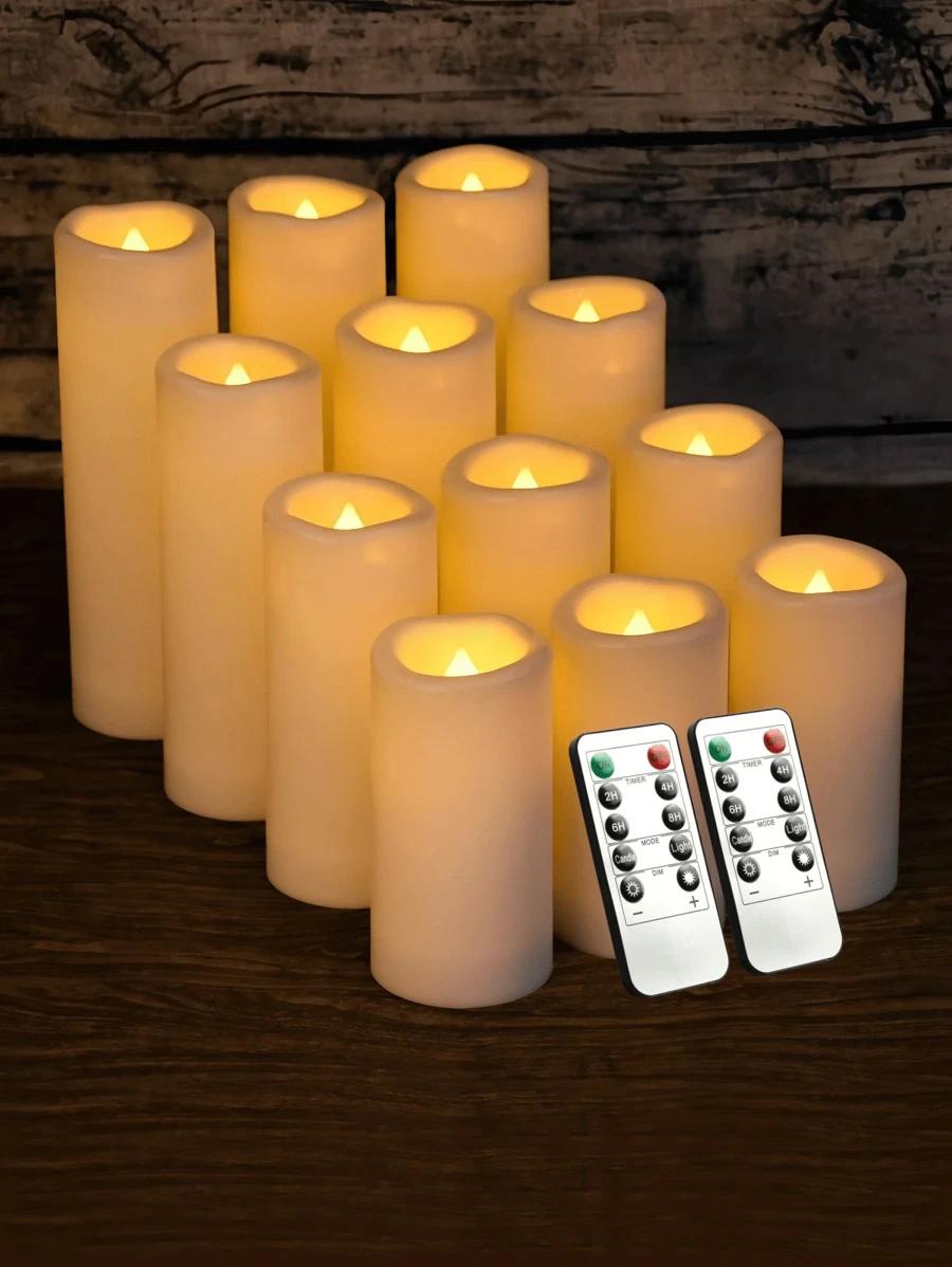 ŚWIECE LED 12SZT