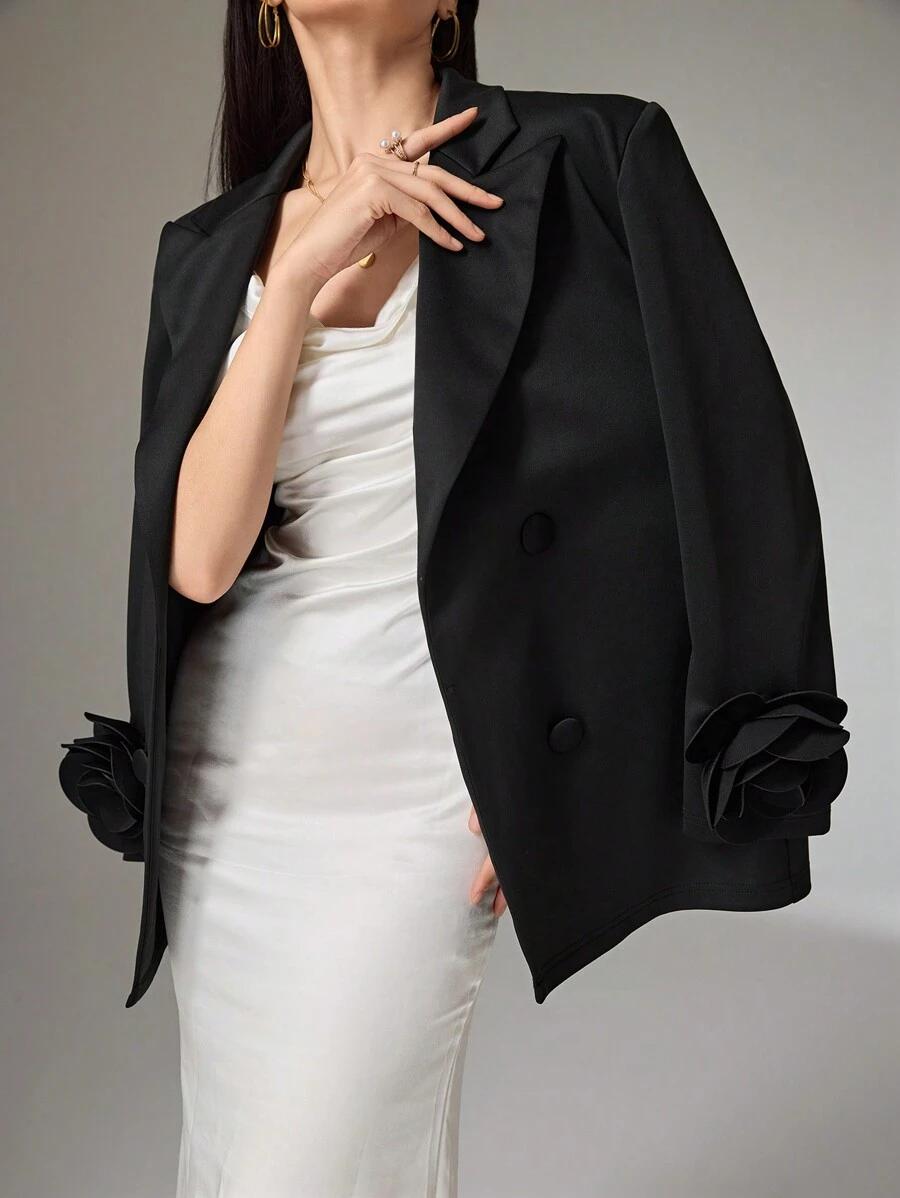 czarna elegancka marynarka