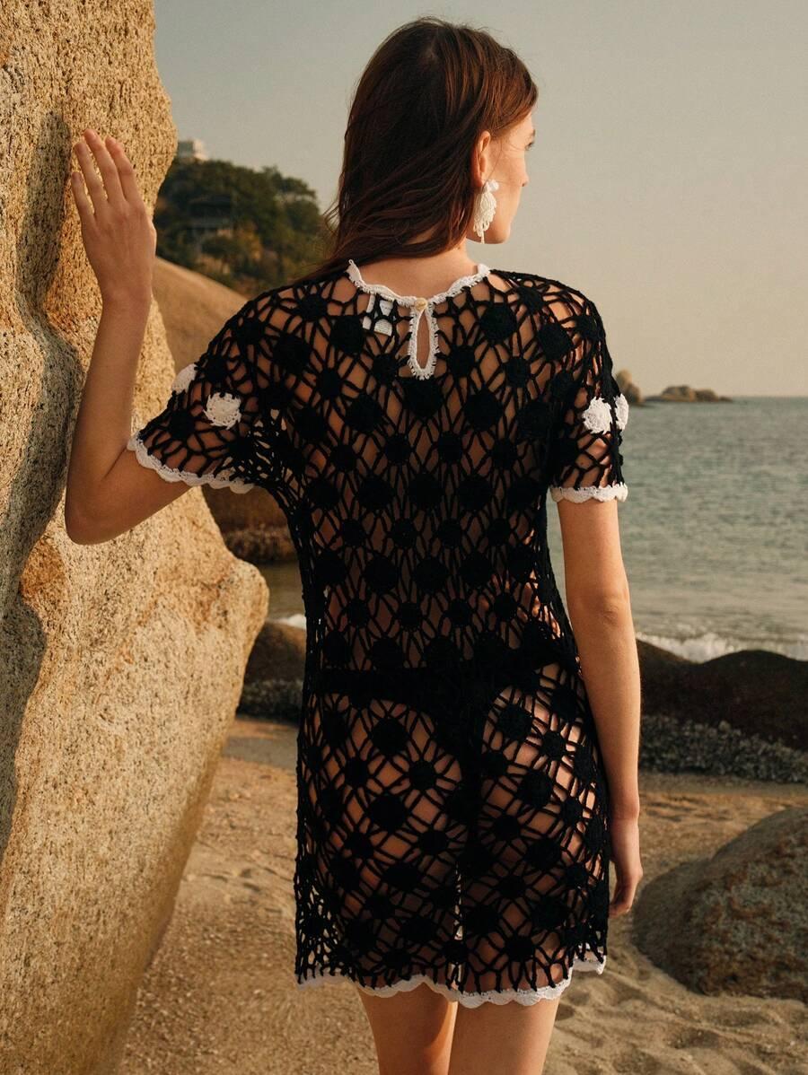 NARZUTKA DAMSKA W KWIATY