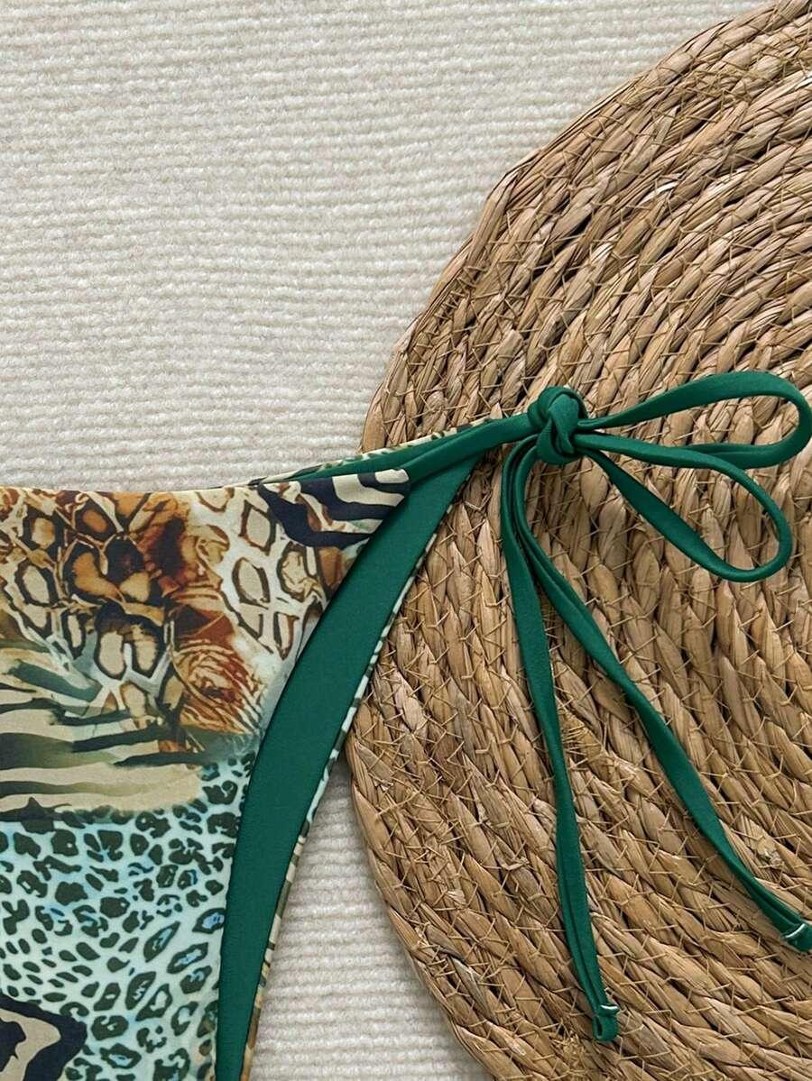 DÓŁ OD BIKINI ANIMAL PRINT