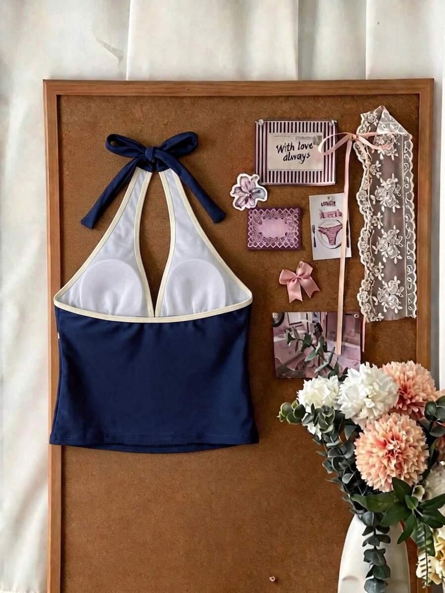 WIĄZANY TOP TANKINI