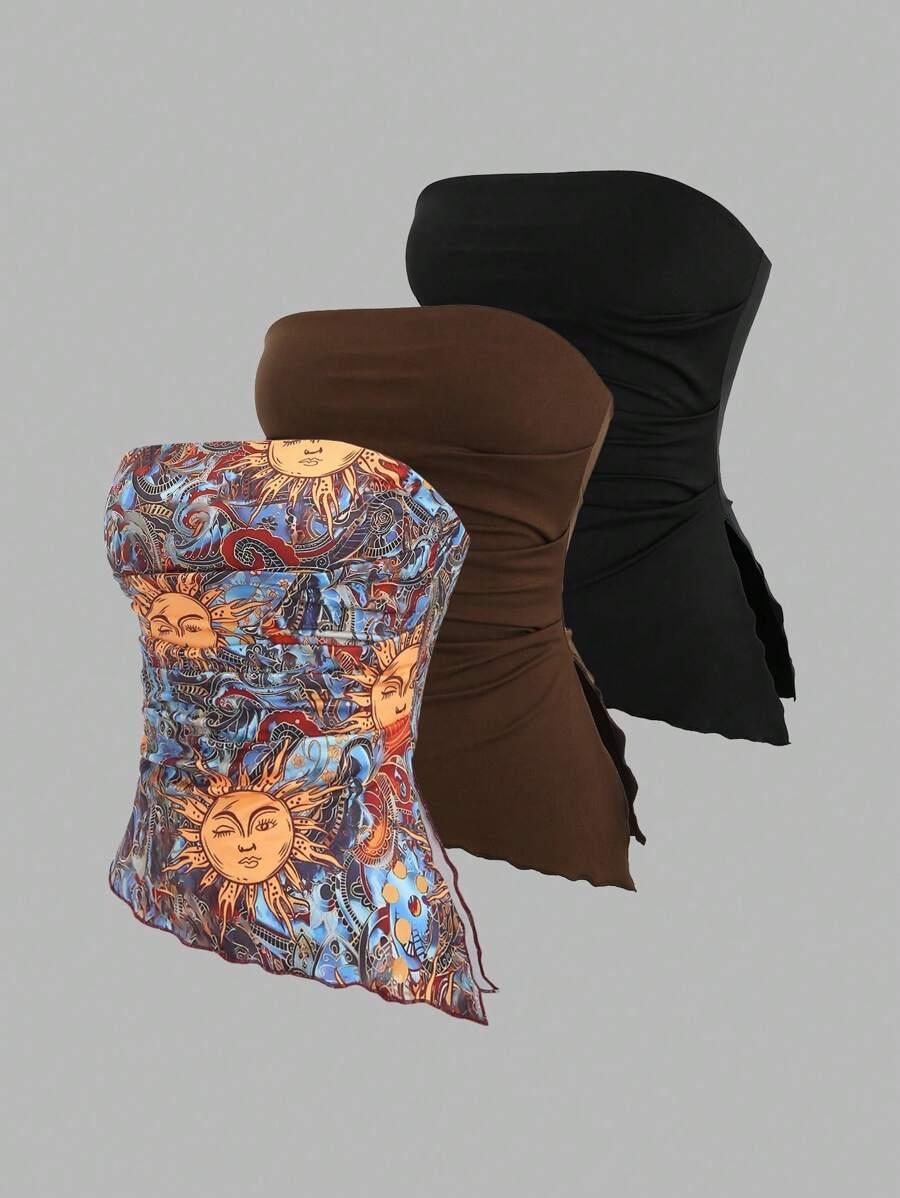 asymetryczny top 3 pack