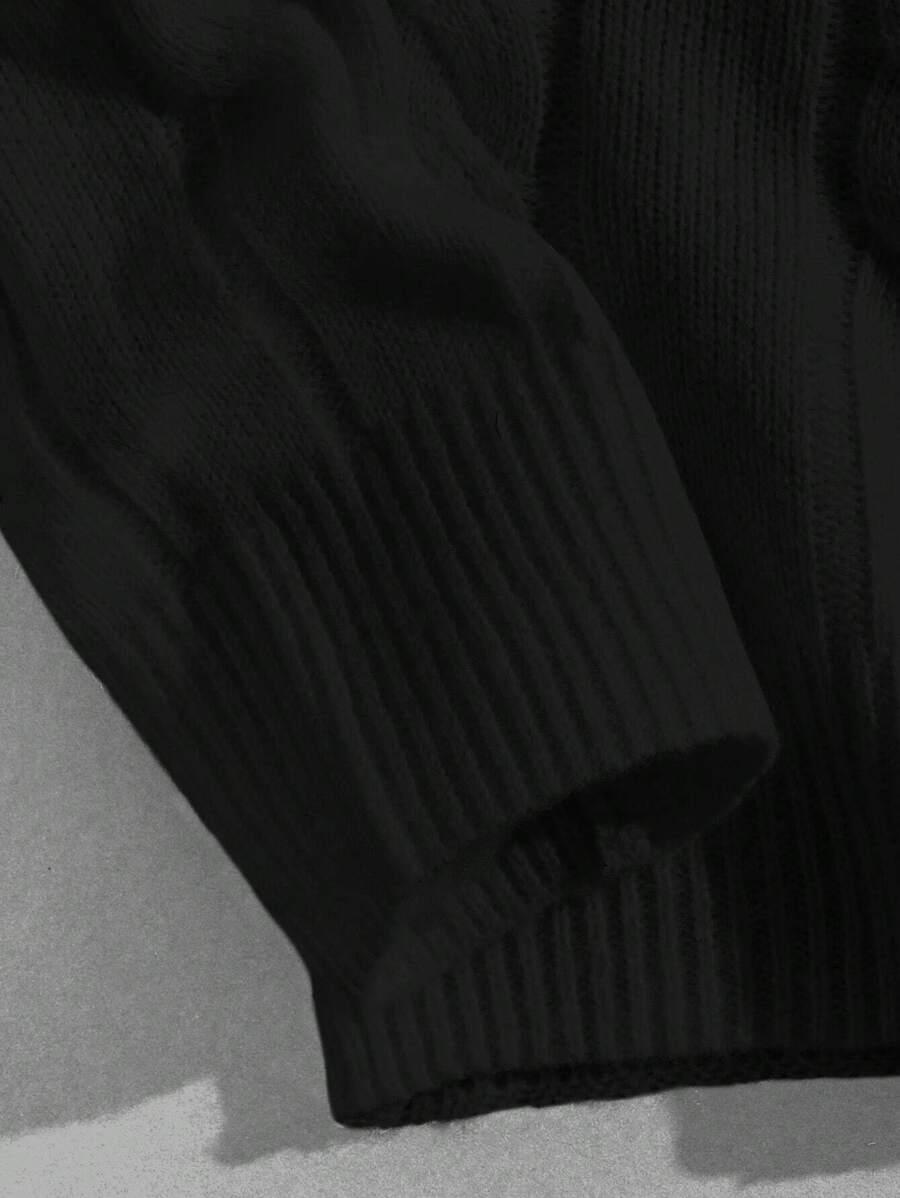 CZARNY SWETER CASUAL