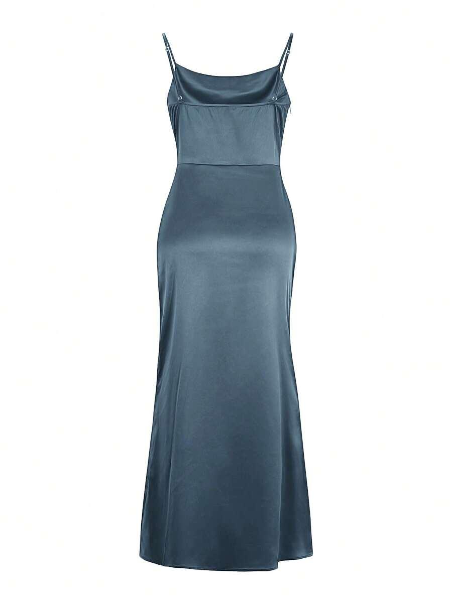 niebieska maxi sukienka