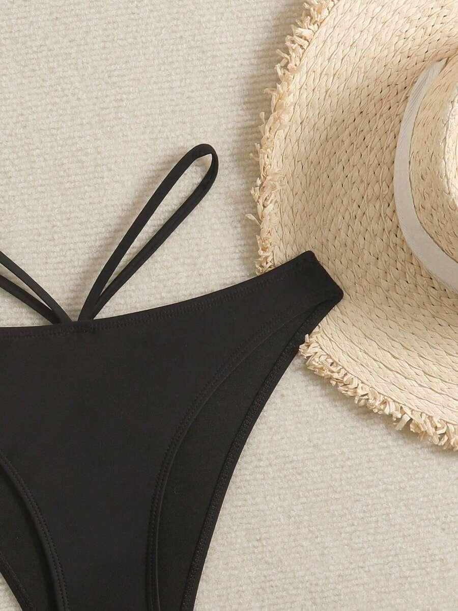 CZARNY dół od bikini