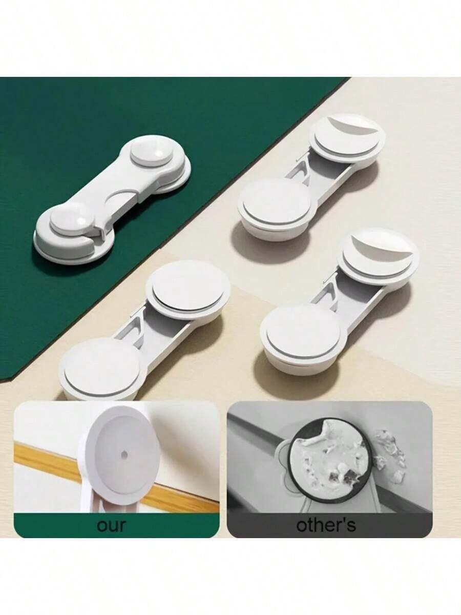 BIAŁE ZABEZPIECZENIE DO SZAFEK 4-PACK