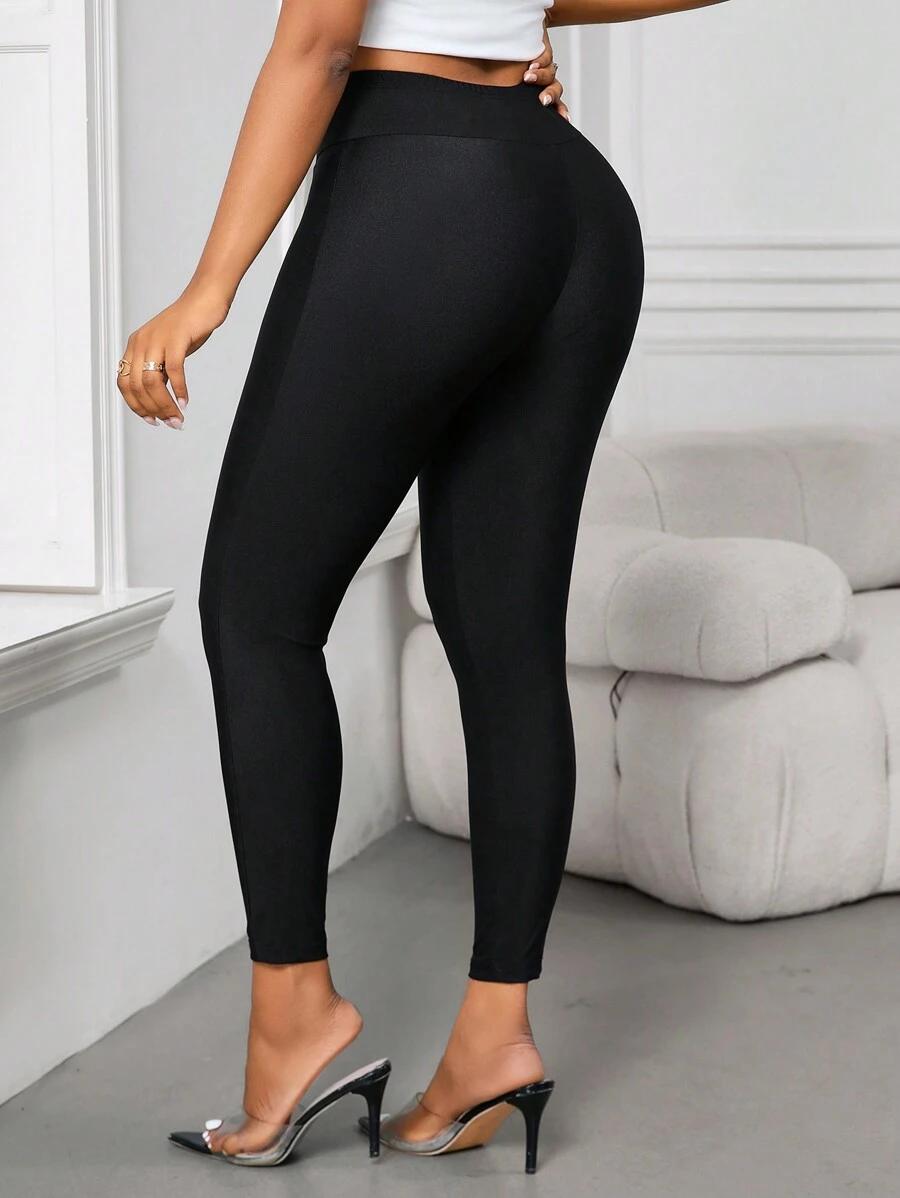 CZARNE LEGGINSY WYSOKI STAN