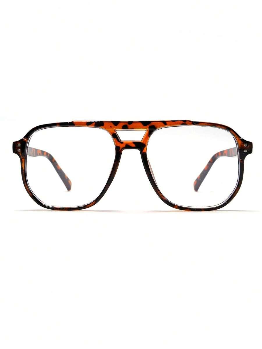 okulary zerówki animal print