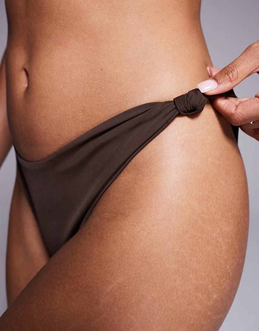 BRĄZOWY DÓŁ OD BIKINI