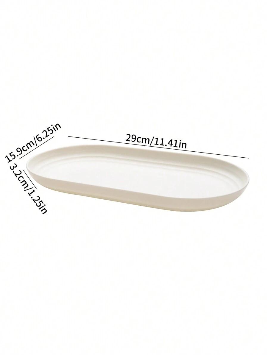 beżowy plastikowy półmisek 2-pack