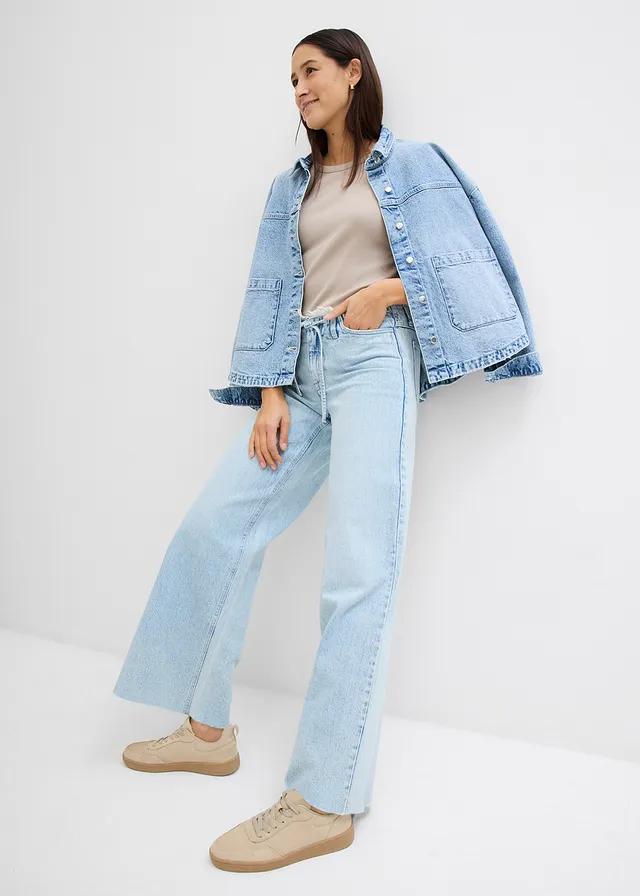 SPODNIE JEANS PROSTA NOGAWKA