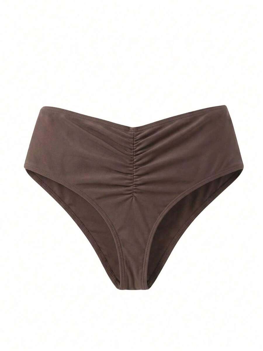 BRĄZOWY DÓŁ OD BIKINI