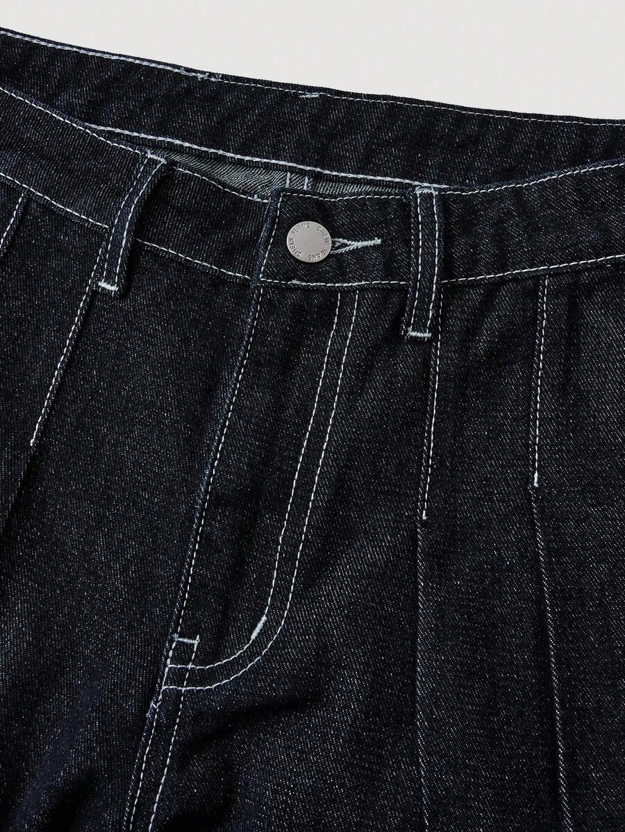 CZARNE SPODNIE JEANS