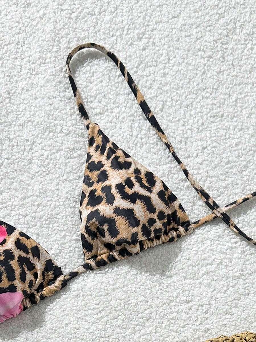 DWUCZĘŚCIOWY STRÓJ KĄPIELOWY ANIMAL PRINT