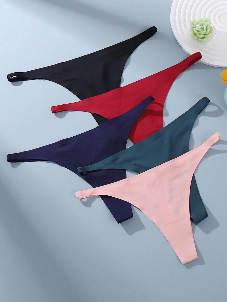 bezszwowe majtki stringi 5-pack