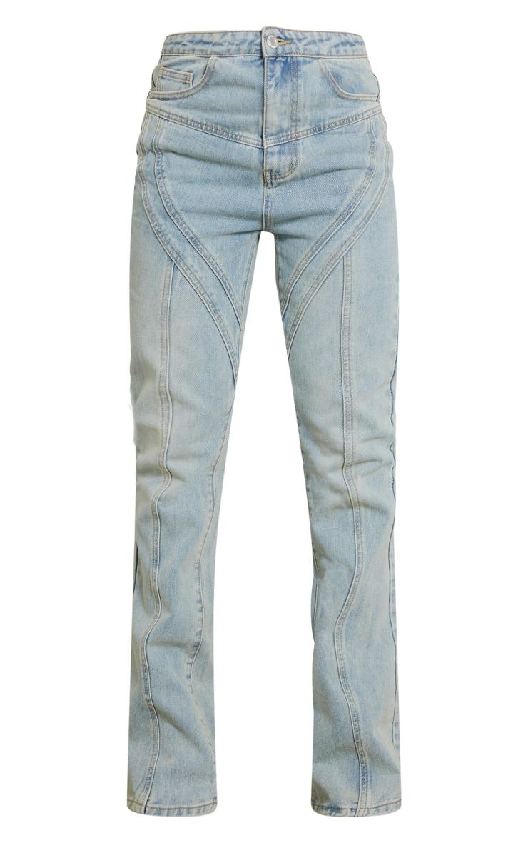 SPODNIE JEANS PROSTE NOGAWKI