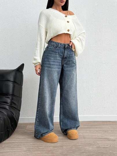 NIEBIESKIE SPODNIE JEANS