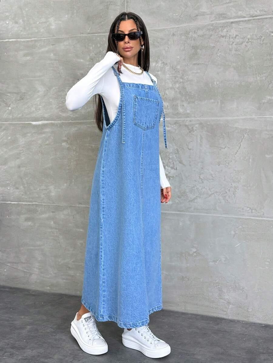 MAXI SUKIENKA  JEANSOWA