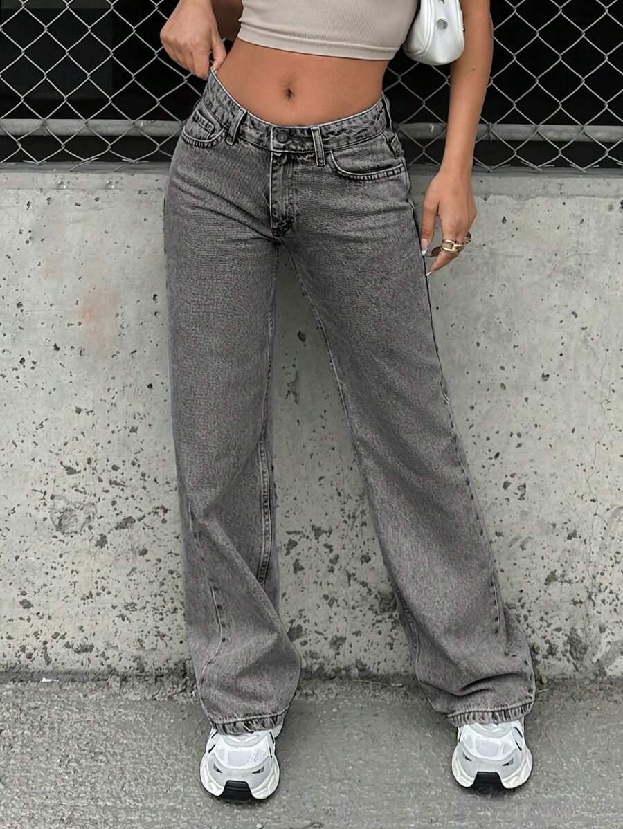 SPODNIE JEANS NISKI STAN