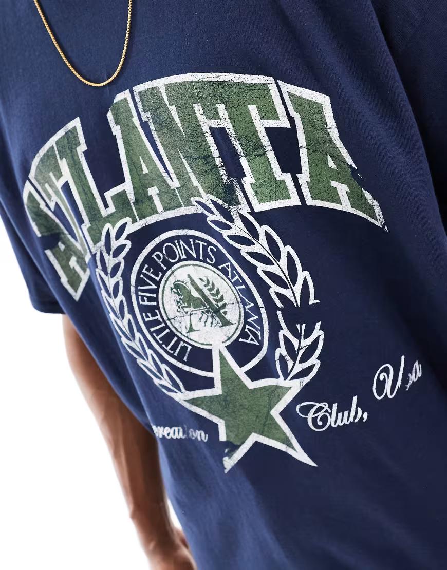 T-SHIRT OVERSIZE PRINT atlanta