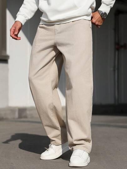 proste spodnie jeans 