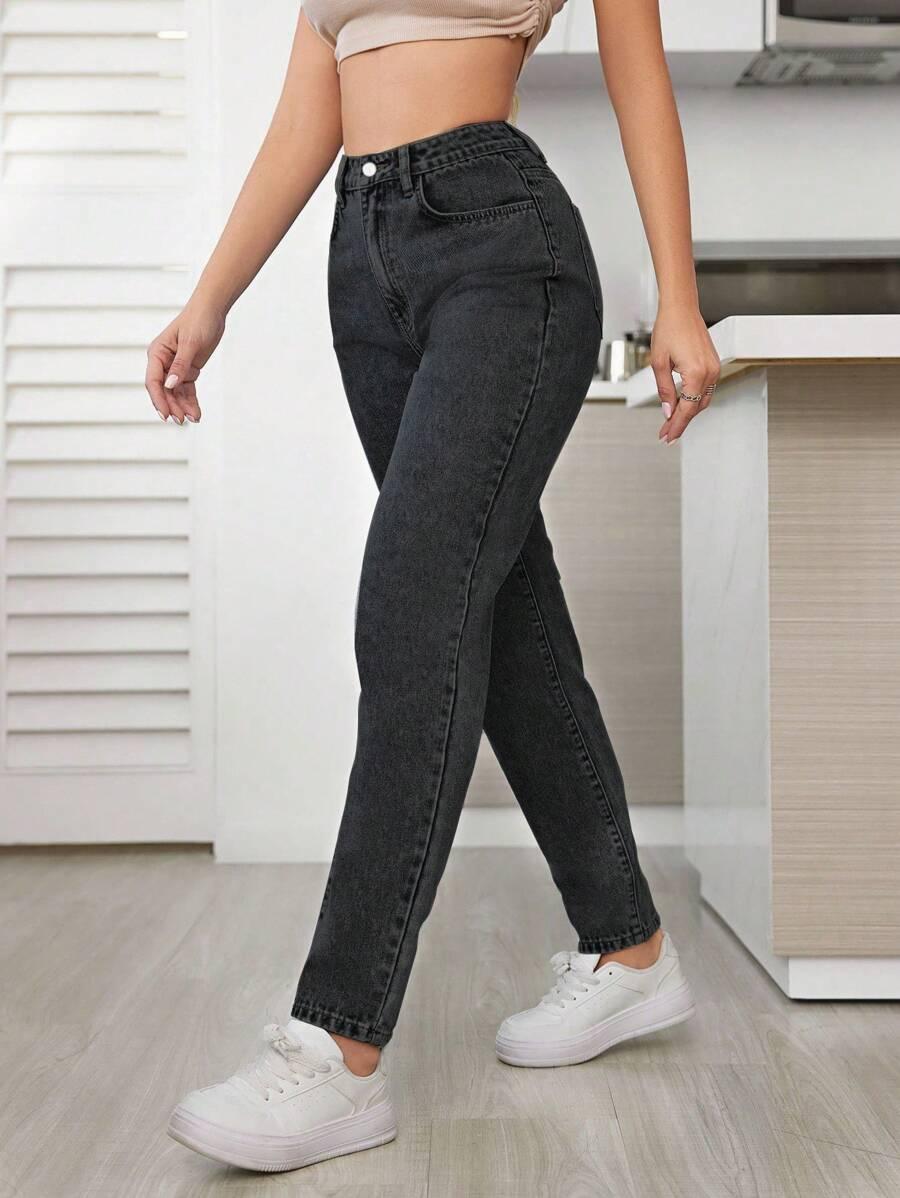 CZARNE JEANSY CASUAL