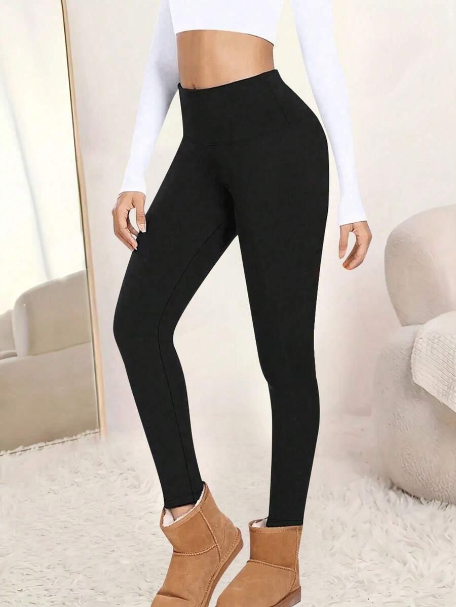 czarne legginsy wysoki stan
