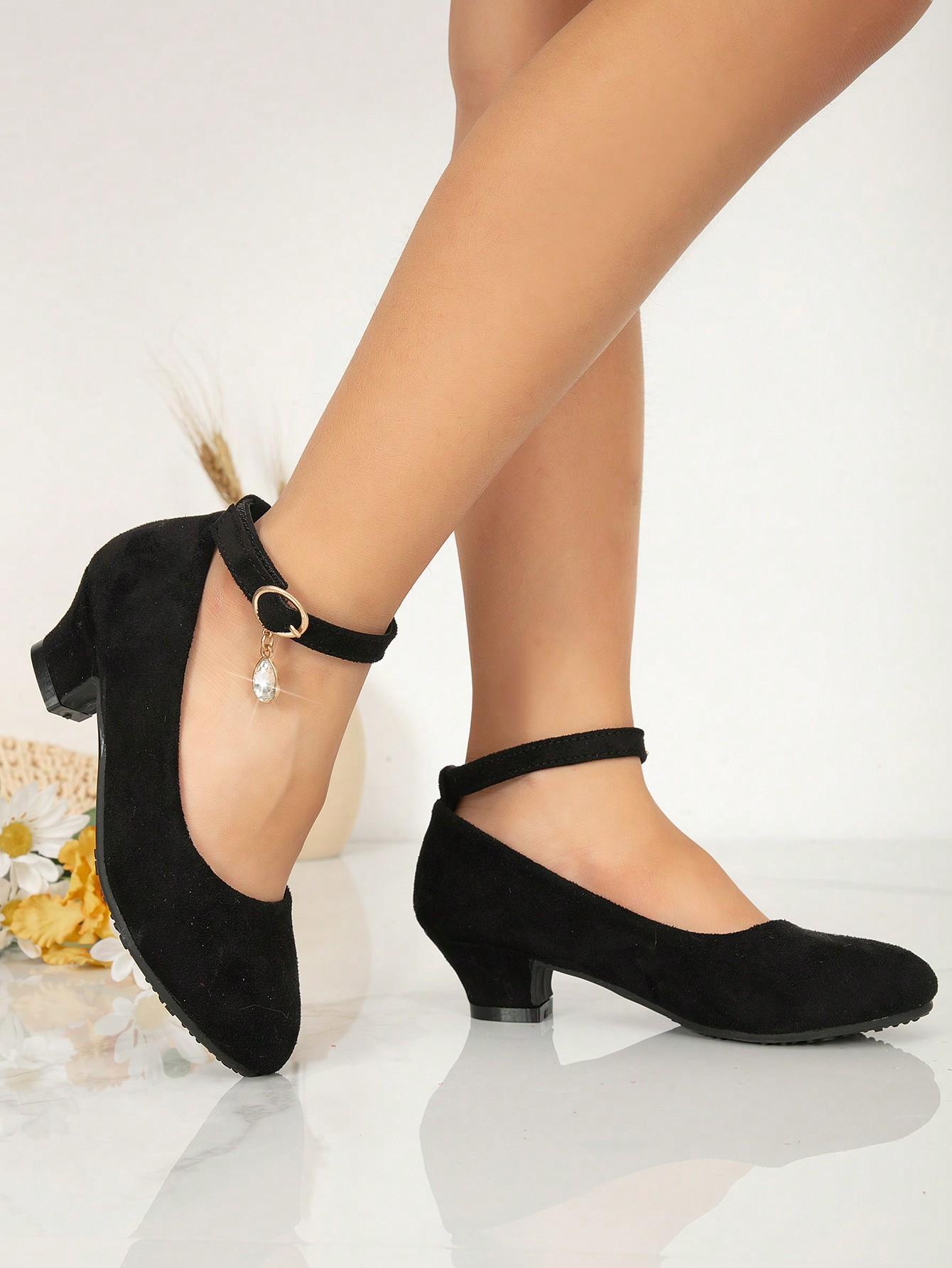 CZARNE BUTY imitacja ZAMSZU