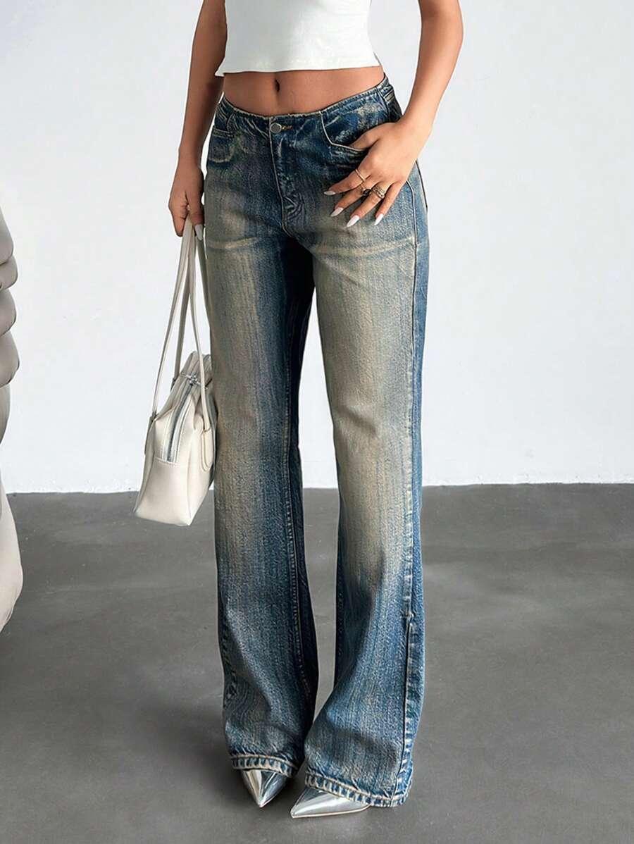 SPODNIE JEANS KIESZENIE 