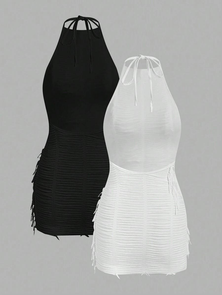 MINI SUKIENKA ODKRYTE PLECY 2-PACK