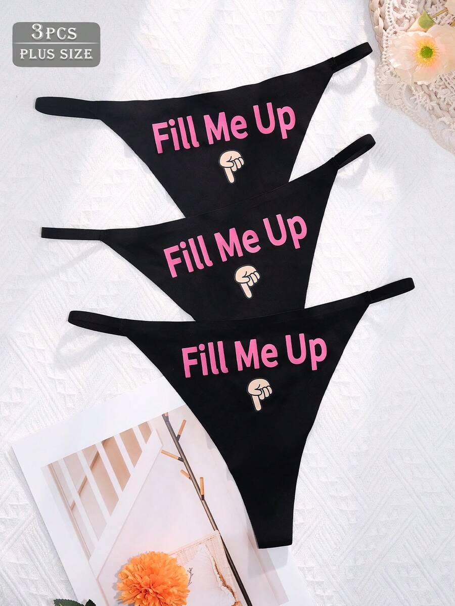 majtki stringi 3-pack