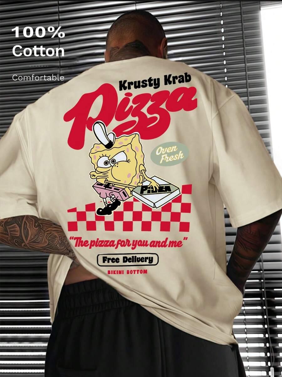 ŻÓŁTY T-SHIRT PRINT 
